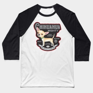 Cute Funny Chi Chihuahua Vintage Dog Baseball T-Shirt